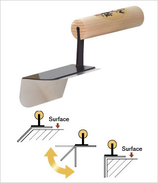 Craftsman's Finish Universal Exterior Angle Trowel specifications