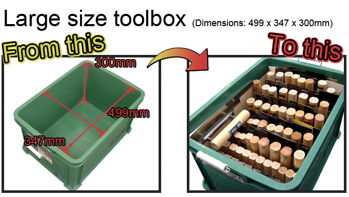 Organize Large Size Toolboxes